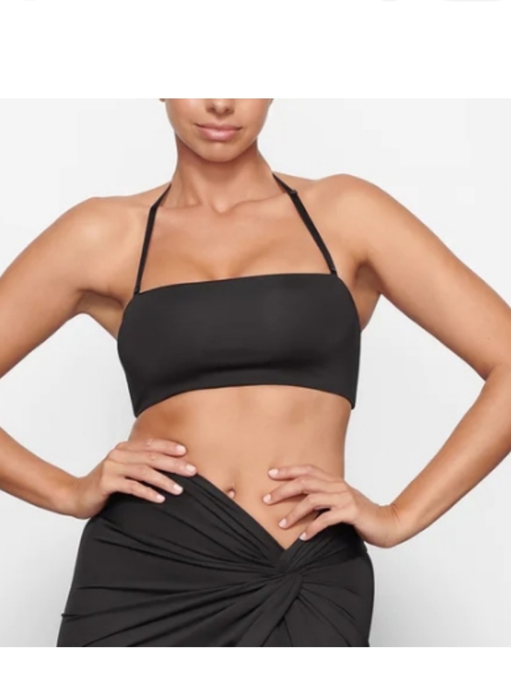 Skims bandeau swim bikini top Large ✨NWT